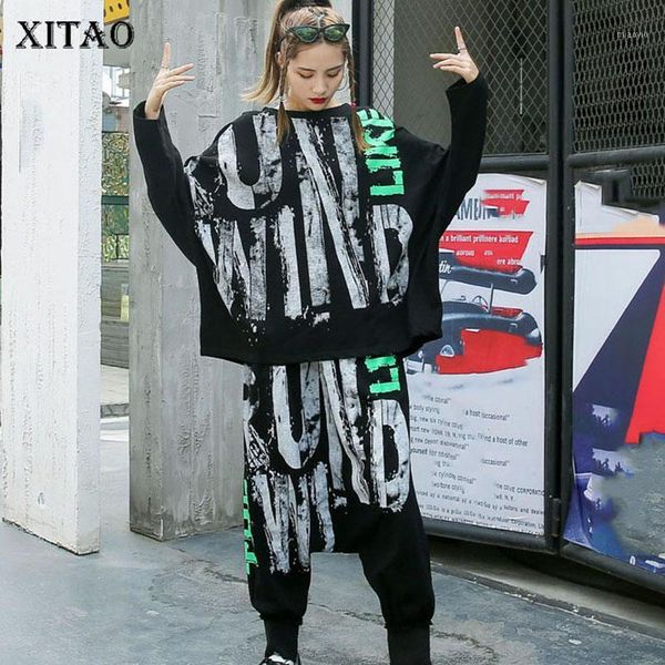xitao letter print pattern women set 2020 autumn casual fashion new style temperament o neck batwing sleeve women clothes zp30671, Gray
xitao letter print pattern women set 2020 autumn casual fashion new style temperament o neck batwing sleeve women clothes zp30671, Gray