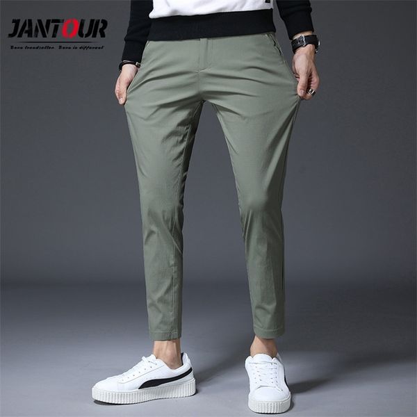 spring summer ankle-length pants men casual slim straight fit fashion trousers male cotton brand green pant size 33 34 36 38 201109, Black
spring summer ankle-length pants men casual slim straight fit fashion trousers male cotton brand green pant size 33 34 36 38 201109, Black