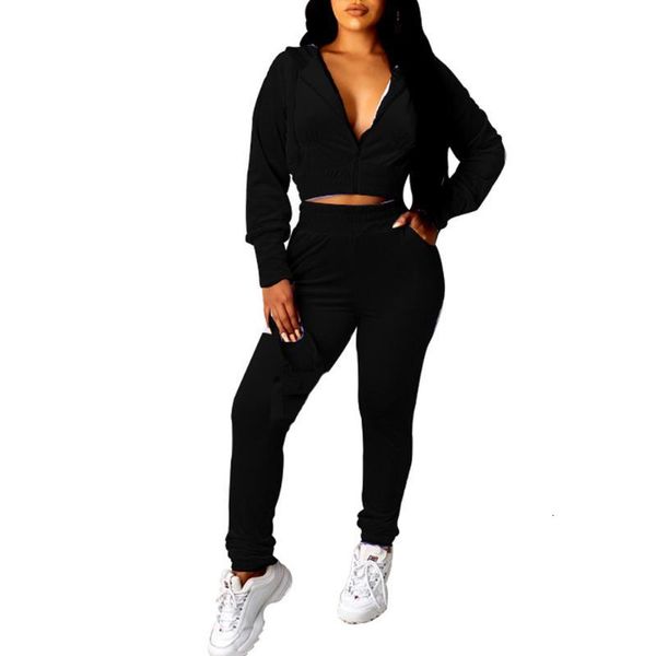 women casual outfits two pieces running sets solid long sleeve zipper hooded crop joggers pants velvet sport suits autumn, Black;blue
women casual outfits two pieces running sets solid long sleeve zipper hooded crop joggers pants velvet sport suits autumn, Black;blue