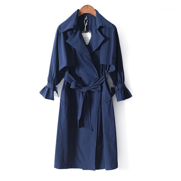 women's trench coats mid-length windbreaker women's 2021 autumn loose seven-point sleeve coat lace-up waist lapel solid color fema, Tan;black
women's trench coats mid-length windbreaker women's 2021 autumn loose seven-point sleeve coat lace-up waist lapel solid color fema, Tan;black
