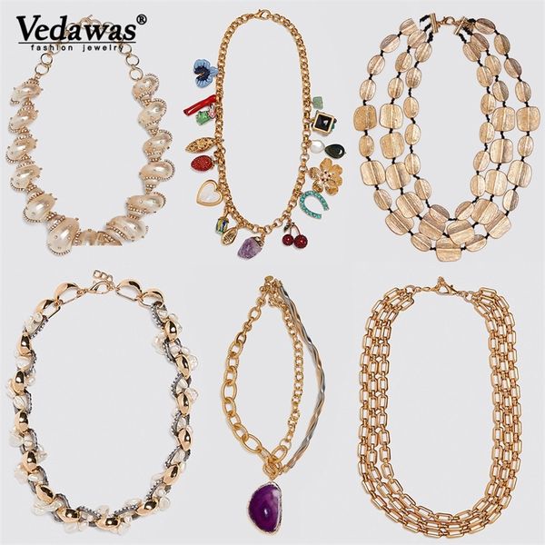 vedawas za triple layer flat metal beads chockers necklace women vintage maxi shell link necklace irregular necklace y200730, Silver
vedawas za triple layer flat metal beads chockers necklace women vintage maxi shell link necklace irregular necklace y200730, Silver