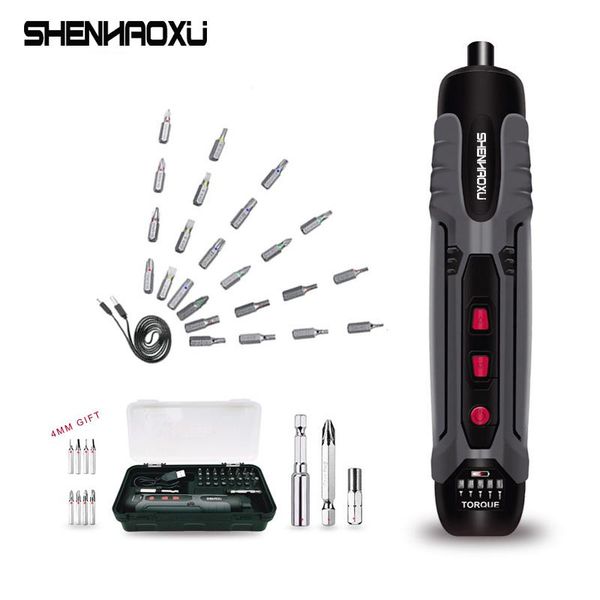 cordless electric screwdrivers 34 bit set 4v mini drill 5 torque control usb rechargeable handle with three led light power tool
cordless electric screwdrivers 34 bit set 4v mini drill 5 torque control usb rechargeable handle with three led light power tool