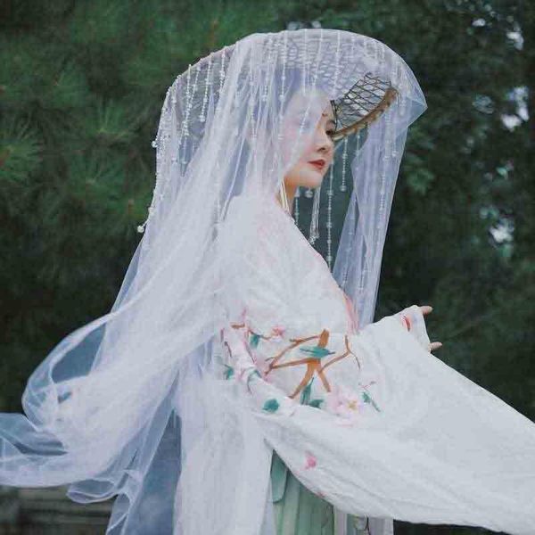 chinese ancient vintage cap women hanfu hat with tassel crystal face cover cosplay prop hanfu bucket hats white for women, Blue;gray
chinese ancient vintage cap women hanfu hat with tassel crystal face cover cosplay prop hanfu bucket hats white for women, Blue;gray