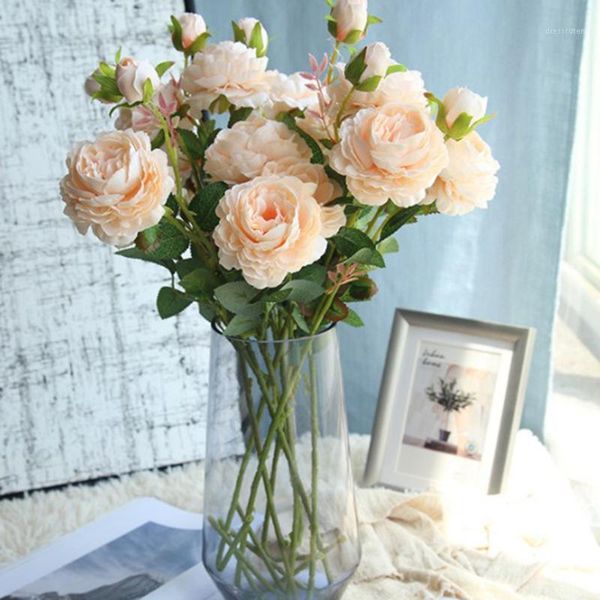 3 heads/branch artificial peony flower fake leaf cloth wedding bouquet flowers party garden diy decoration1
3 heads/branch artificial peony flower fake leaf cloth wedding bouquet flowers party garden diy decoration1