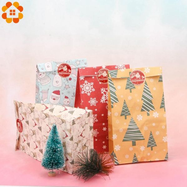 24pcs конфеты подарочные пакеты с типами наклейки mix deer снежинки с рождеством гостей упаковка коробки рождество партии подарка декор bbyb 
24pcs конфеты подарочные пакеты с типами наклейки mix deer снежинки с рождеством гостей упаковка коробки рождество партии подарка декор bbyb