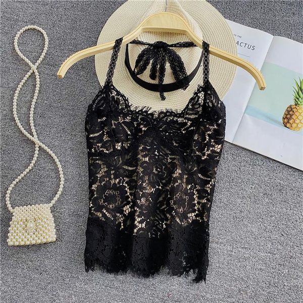 waistcoat for women's wear with spring and autumn hanging neck white for slim fitting and sleeveless lace bottoming, Black;white
waistcoat for women's wear with spring and autumn hanging neck white for slim fitting and sleeveless lace bottoming, Black;white