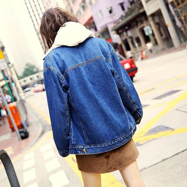 winter new autumn 2020 jean coat women warm denim fashion female single breasted bomber plus size loose boutique jacket cy761, Black;brown
winter new autumn 2020 jean coat women warm denim fashion female single breasted bomber plus size loose boutique jacket cy761, Black;brown