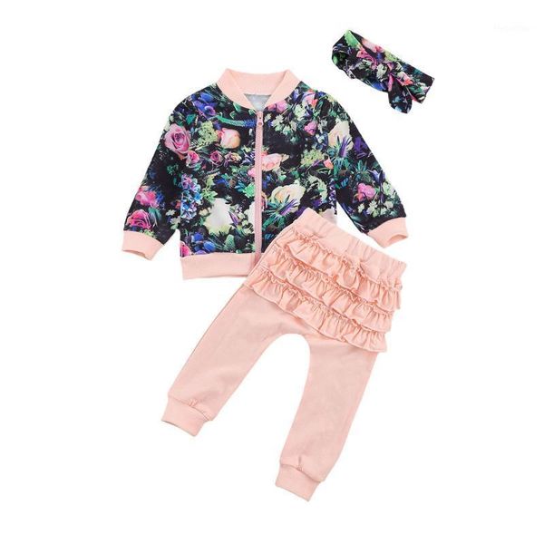 1-6years infant baby kid girls stylish clothes sets, floral printed sweatshirts + pink ruffle long pant with headband outfits1, White
1-6years infant baby kid girls stylish clothes sets, floral printed sweatshirts + pink ruffle long pant with headband outfits1, White