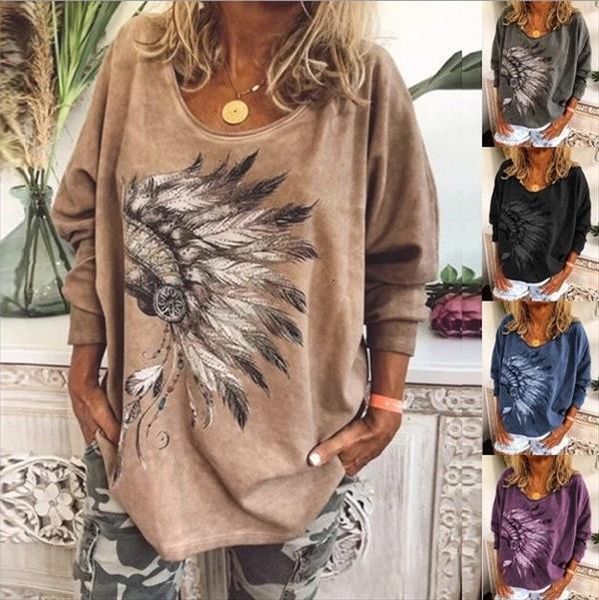 casual for women fashion o-neck pullover casual loose printed long sleeve blouse plus size clothes tunique longue femme, White
casual for women fashion o-neck pullover casual loose printed long sleeve blouse plus size clothes tunique longue femme, White