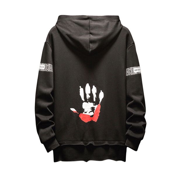 2018 fashion letter printed hoodies patchwork pullover mens sweatshirts men preppy style streetwear hip hop hoodies, Black
2018 fashion letter printed hoodies patchwork pullover mens sweatshirts men preppy style streetwear hip hop hoodies, Black