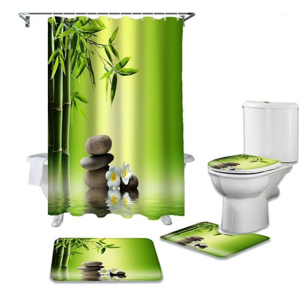 bamboo leaves stone plumeria shower curtain sets non-slip rugs toilet lid cover and bath mat waterproof bathroom curtains1
bamboo leaves stone plumeria shower curtain sets non-slip rugs toilet lid cover and bath mat waterproof bathroom curtains1