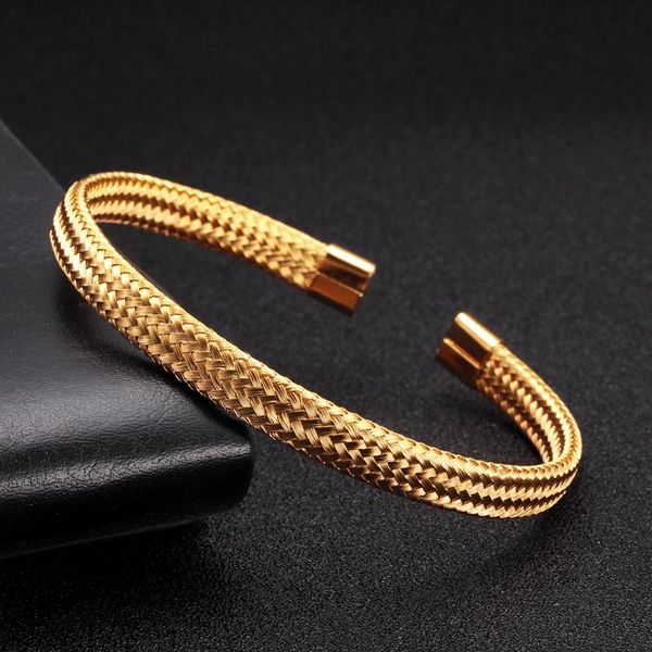 mesh surface soft steel braided open fashion cuff bangles men women luxury snake chain link charm sporty bracelets pulsera, Black
mesh surface soft steel braided open fashion cuff bangles men women luxury snake chain link charm sporty bracelets pulsera, Black