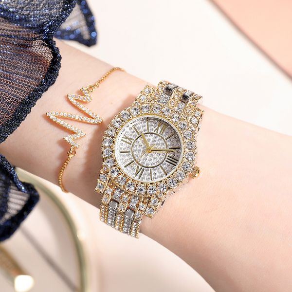 2021 new women's fashion watch full diamond japanese quartz watch women's fashion temperament luxury bracelet watch wholesale and, Slivery;brown
2021 new women's fashion watch full diamond japanese quartz watch women's fashion temperament luxury bracelet watch wholesale and, Slivery;brown