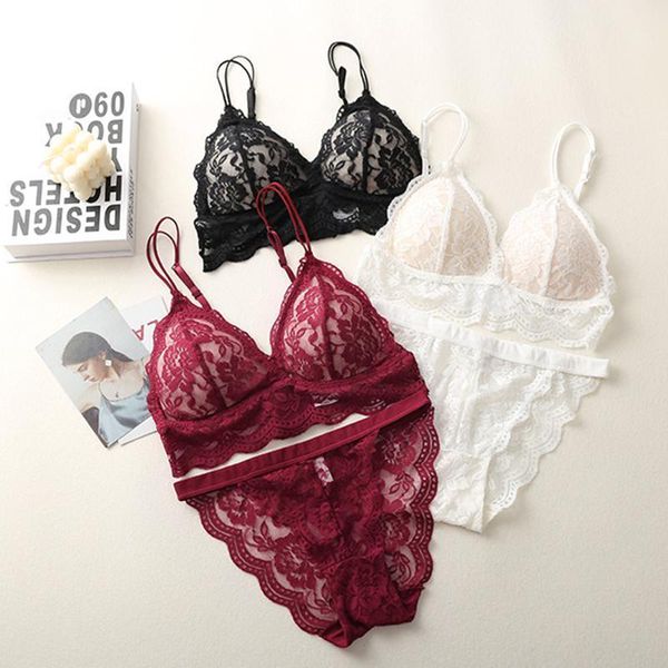 fashion french lace bra set women seamless bralette panties padded lingerie backless wireunderwear female intimates #f1, Red;black
fashion french lace bra set women seamless bralette panties padded lingerie backless wireunderwear female intimates #f1, Red;black