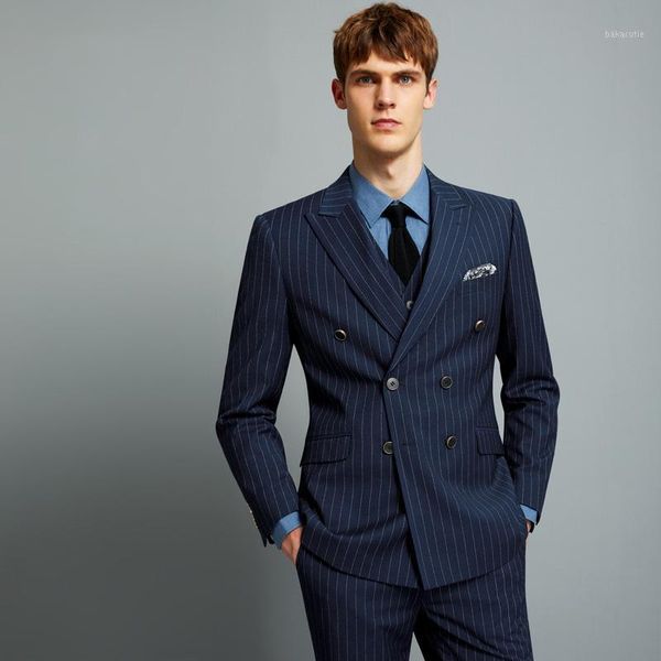 men suit deep blue striped mens suits with pants vest father day gift wedding suits for men double breasted groom wear plus 6xl1, White;black
men suit deep blue striped mens suits with pants vest father day gift wedding suits for men double breasted groom wear plus 6xl1, White;black