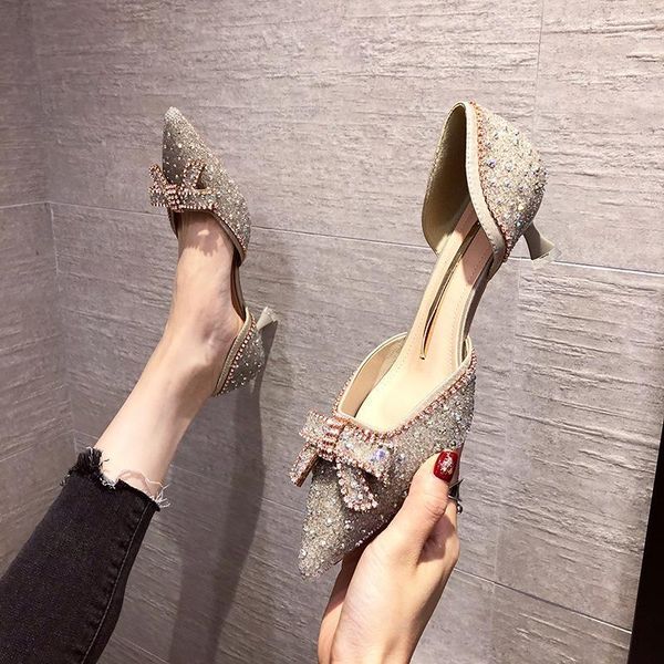 dress shoes pumps women 2021 spring summer pointed-toe thin heels crystal butterfly-knot korean style fashioon shoes1, Black
dress shoes pumps women 2021 spring summer pointed-toe thin heels crystal butterfly-knot korean style fashioon shoes1, Black
