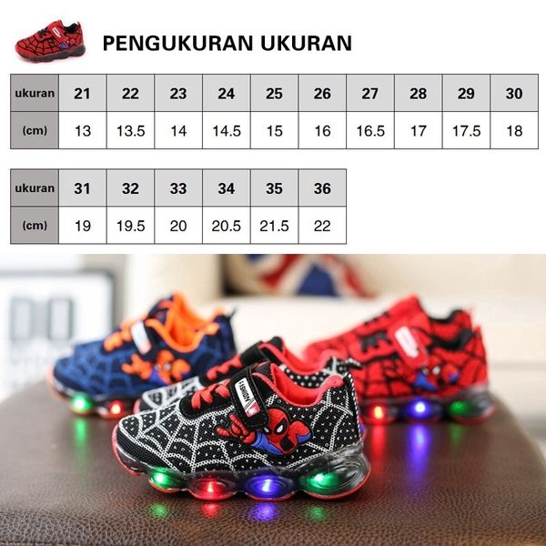 lighted kids shoes cartoon led flash image boys sport-shoes /size 21-36, Black;red
lighted kids shoes cartoon led flash image boys sport-shoes /size 21-36, Black;red