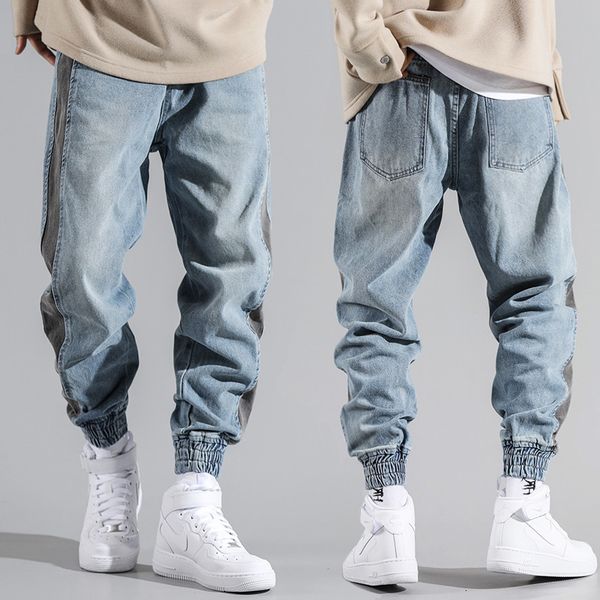 2021 new fashion streetwear retro blue slack bottom joggers spliced designer pants hip hop men rhhg
2021 new fashion streetwear retro blue slack bottom joggers spliced designer pants hip hop men rhhg