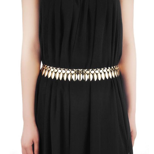 women tassels metal waist chain belt belly dance belt for dress decor gold, Black;brown
women tassels metal waist chain belt belly dance belt for dress decor gold, Black;brown