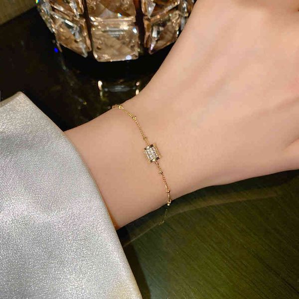 golden drawstring niche zircon bracelet women's simple personality circle titanium steel cold wind wild, Golden;silver
golden drawstring niche zircon bracelet women's simple personality circle titanium steel cold wind wild, Golden;silver