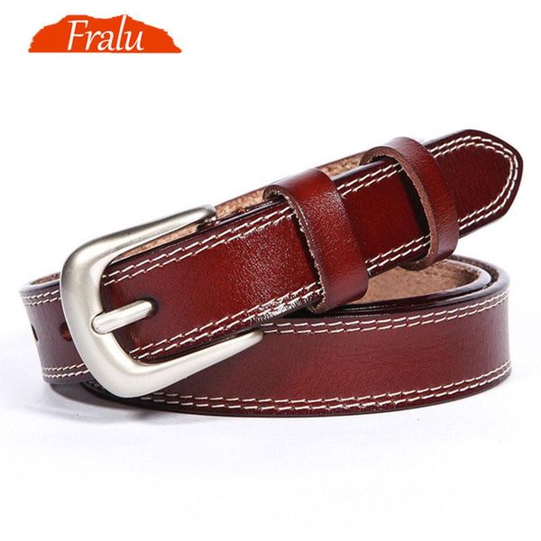 fralu ales women's strap brief plain belt all-match vintage cowhide decoration pin buckle jeans solid belt genuine leather, Black;brown
fralu ales women's strap brief plain belt all-match vintage cowhide decoration pin buckle jeans solid belt genuine leather, Black;brown
