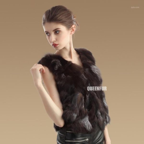 women sliver fur vest knitted cover button v-neck colete de pele feminina short fur coat jacket 2020 new pockets zl33181, Black
women sliver fur vest knitted cover button v-neck colete de pele feminina short fur coat jacket 2020 new pockets zl33181, Black