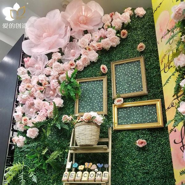 decorative flowers & wreaths 1pcs high-grade artificial flower fake wedding home wall background decoration
decorative flowers & wreaths 1pcs high-grade artificial flower fake wedding home wall background decoration