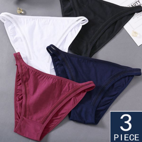 new low waist women panties cotton elasticity ladies briefs underwear comfort underpants solid color female panties 201112, Black;pink
new low waist women panties cotton elasticity ladies briefs underwear comfort underpants solid color female panties 201112, Black;pink