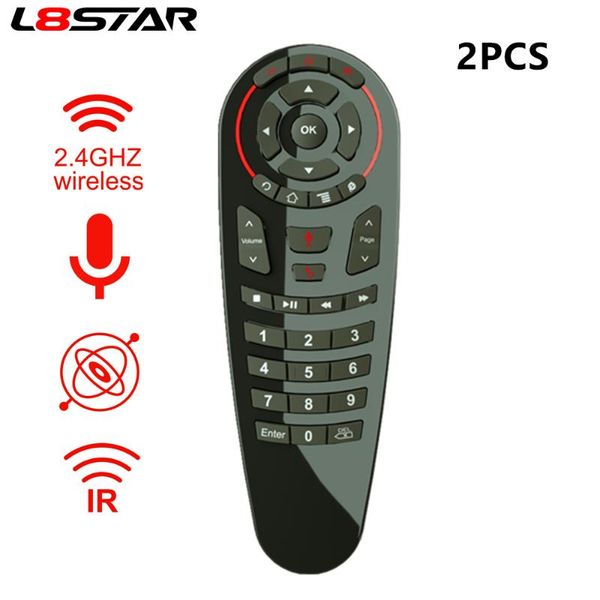 remote controlers 2pcs l8star g30s voice air mouse android tv gyro 33 keys ir learning control controller 2.4g wireless
remote controlers 2pcs l8star g30s voice air mouse android tv gyro 33 keys ir learning control controller 2.4g wireless