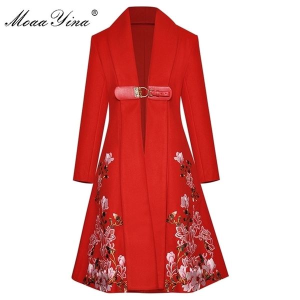 moaayina fashion designer windbreaker long sleeve v-neck embroidery runway windbreaker coat 201211, Tan;black
moaayina fashion designer windbreaker long sleeve v-neck embroidery runway windbreaker coat 201211, Tan;black