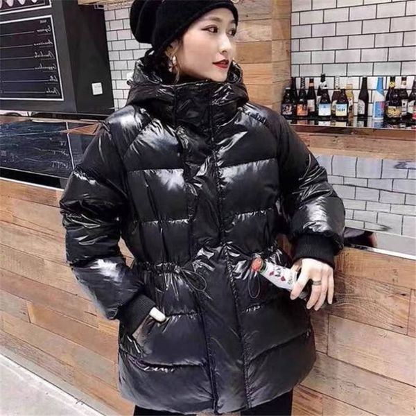 down jacket women 2020 new korean style drawstring hooded loose and thin thick fashionable good quality jacket three colors size, Black
down jacket women 2020 new korean style drawstring hooded loose and thin thick fashionable good quality jacket three colors size, Black