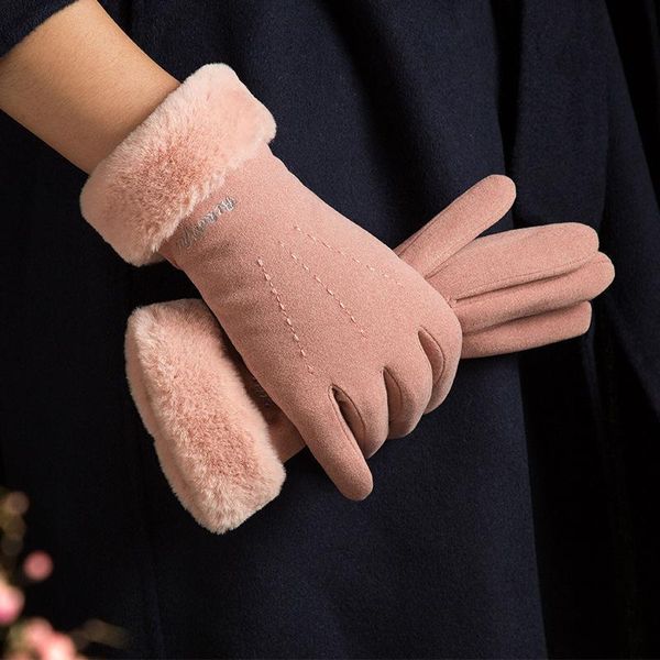 winter gloves windproof outdoor keep warm rex fur brushed and thick pink gloves leather fingerless, Blue;gray
winter gloves windproof outdoor keep warm rex fur brushed and thick pink gloves leather fingerless, Blue;gray
