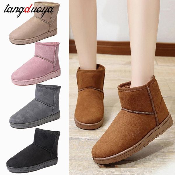 women snow boots candy color snow shoes plush warm flat ankle boots for woman 2020 winter shoes botas mujer fur boot1, Black
women snow boots candy color snow shoes plush warm flat ankle boots for woman 2020 winter shoes botas mujer fur boot1, Black