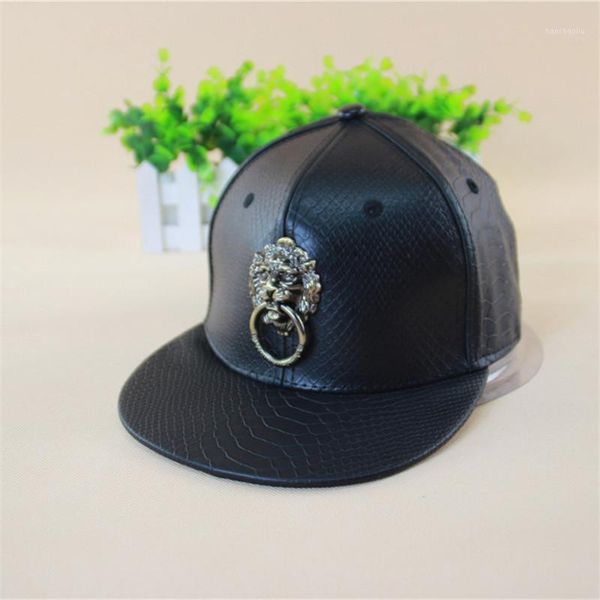 outdoor hats wholesale- 2021leather pu black gold metal lion hiphop snapback cap fashion cool casul flat brim full hats1, Black;white
outdoor hats wholesale- 2021leather pu black gold metal lion hiphop snapback cap fashion cool casul flat brim full hats1, Black;white