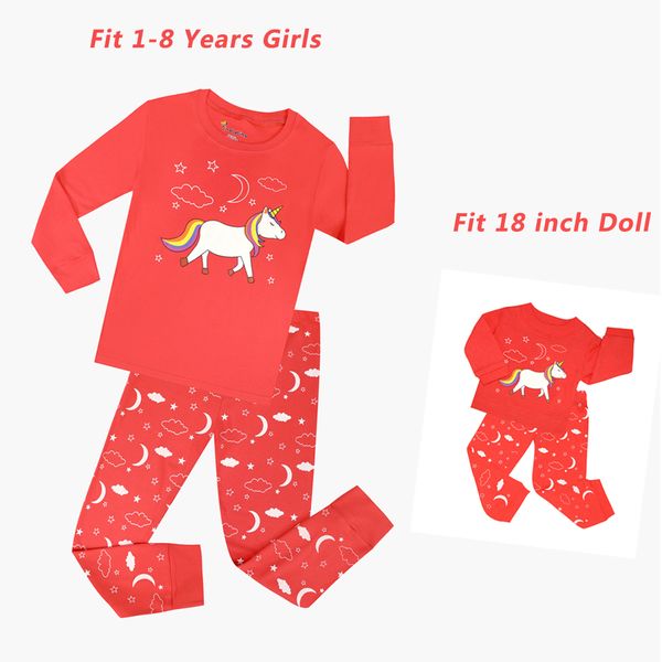matching baby girls and doll pajamas sets kids unicorn pajama sets pijama unicornio infantil kids clothes 18inches dolls pajamas c1019, Blue;red
matching baby girls and doll pajamas sets kids unicorn pajama sets pijama unicornio infantil kids clothes 18inches dolls pajamas c1019, Blue;red