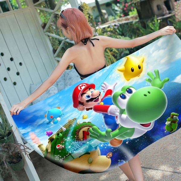 dropshipping custom super mario beach towel microfiber picnic mats anime character girls women yogo mats 150x180cm
dropshipping custom super mario beach towel microfiber picnic mats anime character girls women yogo mats 150x180cm