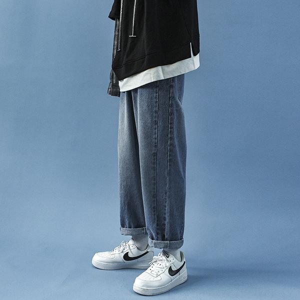 perth fashion solid casual and jeans color jeans simple and versatile straight pants 20 autumn new men's casual pants yuxmi, Blue
perth fashion solid casual and jeans color jeans simple and versatile straight pants 20 autumn new men's casual pants yuxmi, Blue