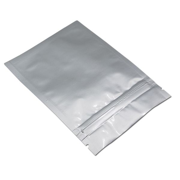 913cm flat silver front clear pure aluminum foil mylar zip storage bags smell proof pouches reclosable packaging food pack bags h bbyjix 
913cm flat silver front clear pure aluminum foil mylar zip storage bags smell proof pouches reclosable packaging food pack bags h bbyjix