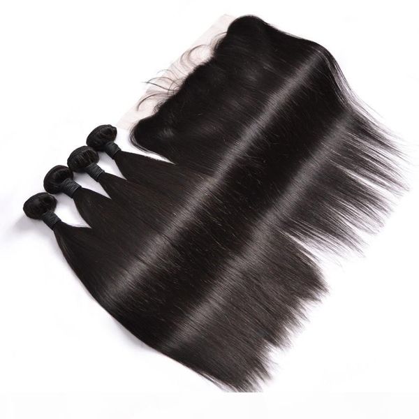 ear to ear lace frontal closure with bundles 8a brazilian virgin hair with closure straight hair with closure human hair, Black;brown
ear to ear lace frontal closure with bundles 8a brazilian virgin hair with closure straight hair with closure human hair, Black;brown