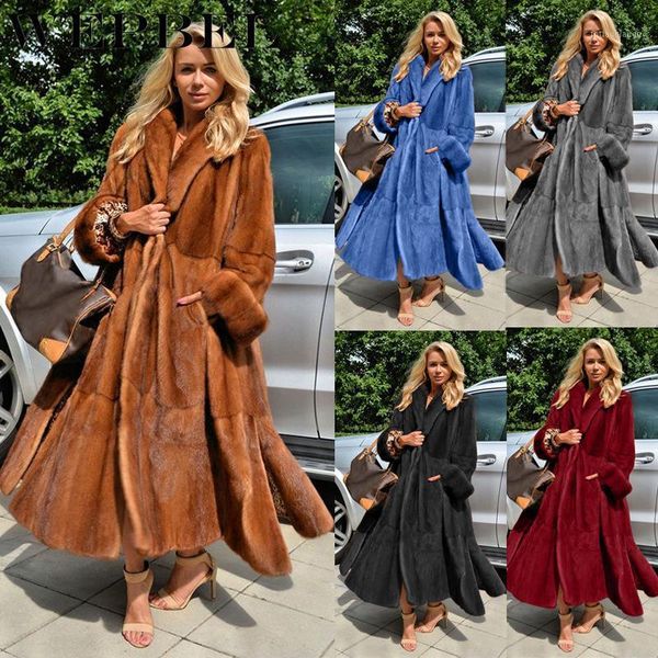 wepbel winter women faux fur coat luxury long fur jacket loose lapel overcoat thick warm plus size female plush outerwear1, Black
wepbel winter women faux fur coat luxury long fur jacket loose lapel overcoat thick warm plus size female plush outerwear1, Black