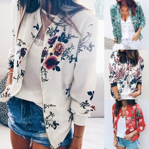 women ladies floral print zipper up bomber jacket casual suit coat outwear, Tan;black
women ladies floral print zipper up bomber jacket casual suit coat outwear, Tan;black