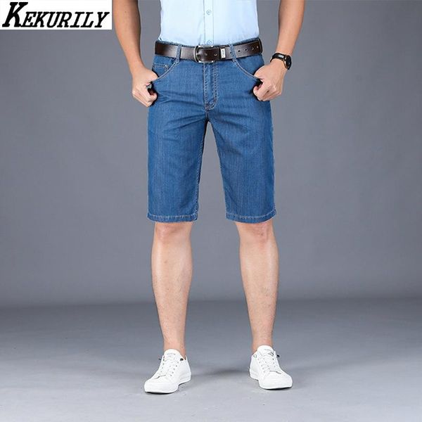 men's jeans summer knee length mens stretch straight for men tencel denim business casual pants big size clothing, Blue
men's jeans summer knee length mens stretch straight for men tencel denim business casual pants big size clothing, Blue