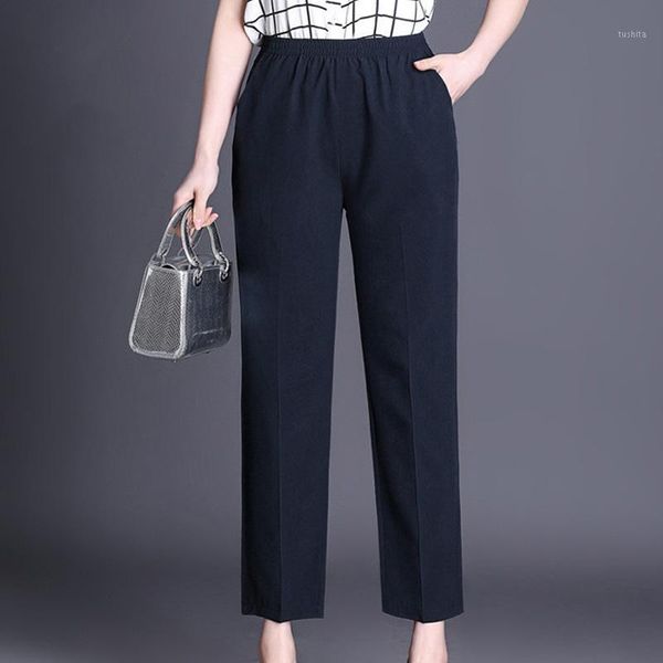 summer women trouser large size 4xl elastic high waist loose long pants casual solid color ladies pants plus size clothes 20201, Black;white
summer women trouser large size 4xl elastic high waist loose long pants casual solid color ladies pants plus size clothes 20201, Black;white