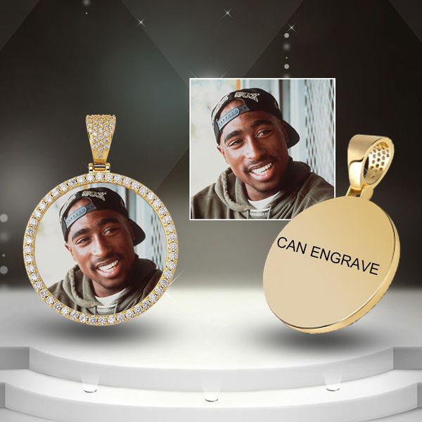 d&z custom p memory medallions solid pendant with tennis chain hip hop jewelry personalized cubic zircon chains gift q1113, Silver
d&z custom p memory medallions solid pendant with tennis chain hip hop jewelry personalized cubic zircon chains gift q1113, Silver