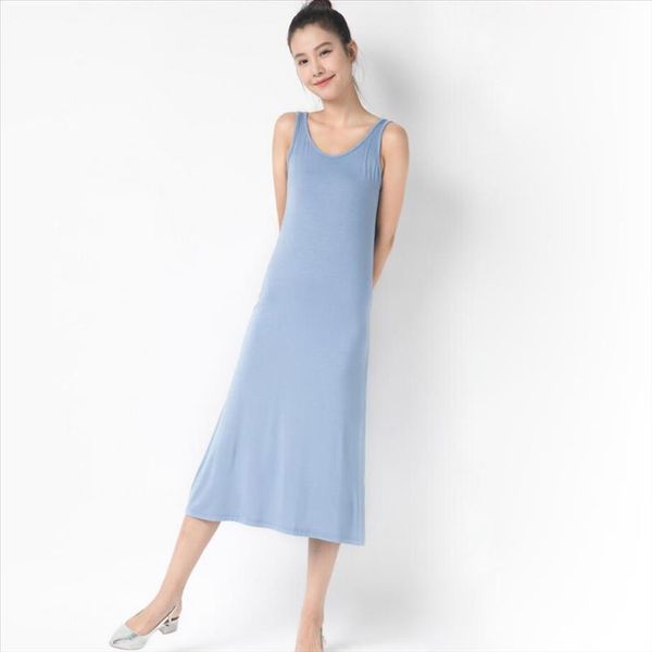 2020 womens fashion modal dress spaghetti vest 82 to 110cm long under dress spring and summer ladies casual dresses, Black;gray
2020 womens fashion modal dress spaghetti vest 82 to 110cm long under dress spring and summer ladies casual dresses, Black;gray