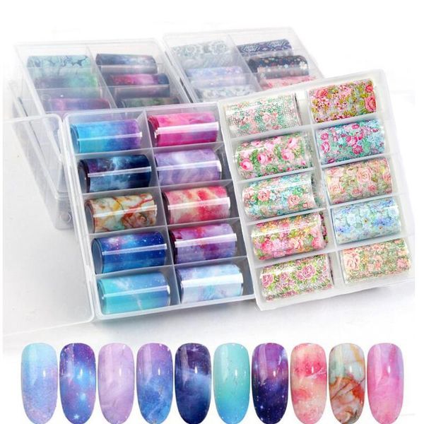 1box 10rolls holographic nail foil set 2.5*100cm flower sticker on nails adhesive- tips gel diy nail art transfer foil 10style, Black
1box 10rolls holographic nail foil set 2.5*100cm flower sticker on nails adhesive- tips gel diy nail art transfer foil 10style, Black