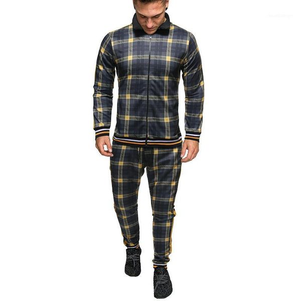 hombre autumn winter men casual zipper plaid tracksuit sweatshirt pocket fashion jacket tracksuit fashion clothes two piece sets1, Gray
hombre autumn winter men casual zipper plaid tracksuit sweatshirt pocket fashion jacket tracksuit fashion clothes two piece sets1, Gray
