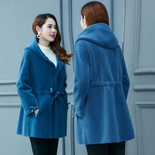 winter women 2021 casual solid long sleeve fleece real fur medium jacket coats female covered button lamb wool fur outerwear z15, Black
winter women 2021 casual solid long sleeve fleece real fur medium jacket coats female covered button lamb wool fur outerwear z15, Black
