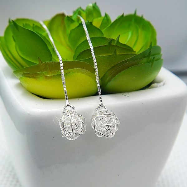 unique design long chain ball earrings modern simple women 925 sterling silver dangle earrings korea drop earrings, Golden;silver
unique design long chain ball earrings modern simple women 925 sterling silver dangle earrings korea drop earrings, Golden;silver