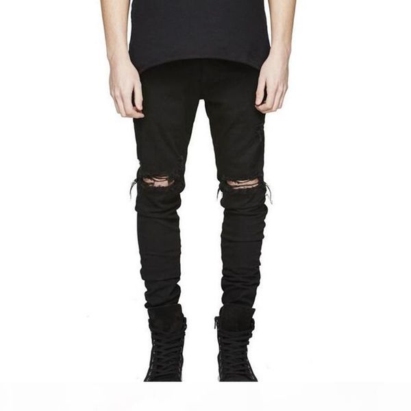 wholesale- fashion hi-street mens ripped jeans joggers knee hole streetwear distressed slim fit denim pants washed trousers, Blue
wholesale- fashion hi-street mens ripped jeans joggers knee hole streetwear distressed slim fit denim pants washed trousers, Blue